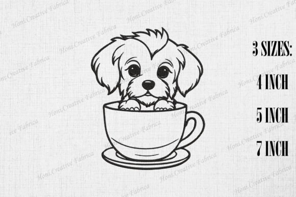 Cute Havanese Dog in Coffee Cup Design Review