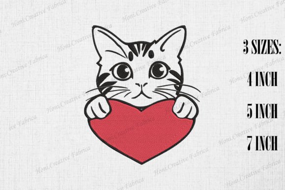 Review: Cute Shorthair Cat with Heart Valentine Design