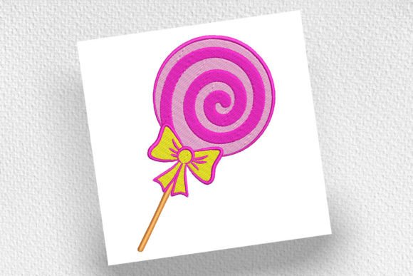 Review: Lollipop with Bow Embroidery Design