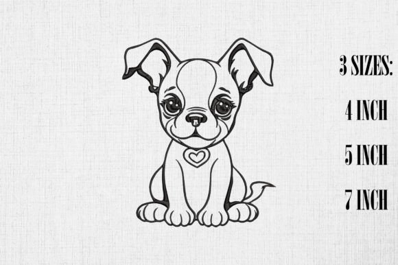 Review: Valentine Cute Boston Terrier Embroidery