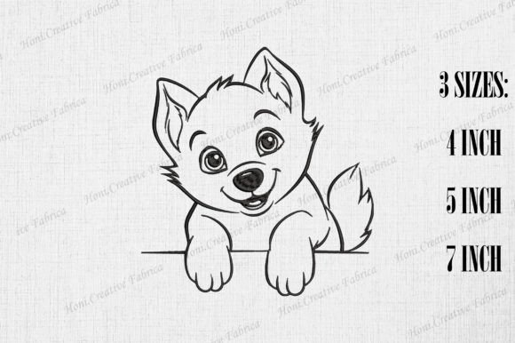 Reviewing the Cute Siberian Husky Peeking Wall Design