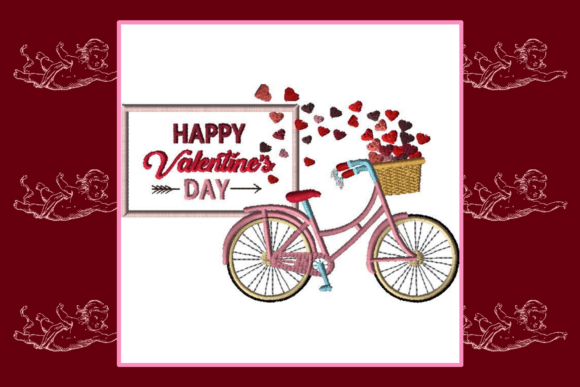 Reviewing Valentine Bicycle for Holiday Embroidery